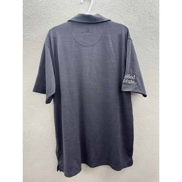 Mens Pebble Beach Performance Gray LifeMed Institute Short Sleeve Polo Shirt XXL - Picture 8 of 12